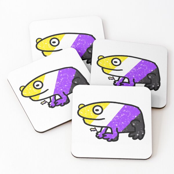 Item preview, Non-Binary Frog designed and sold by firstroundpixel.