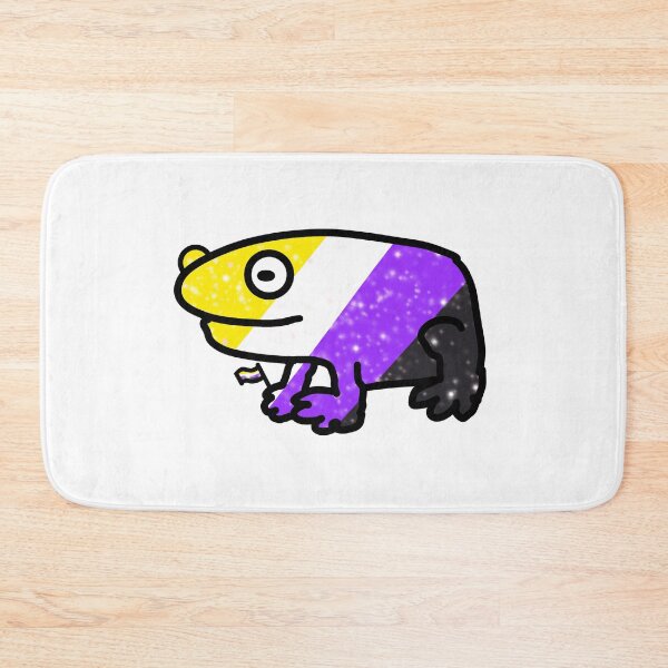 Item preview, Non-Binary Frog designed and sold by firstroundpixel.