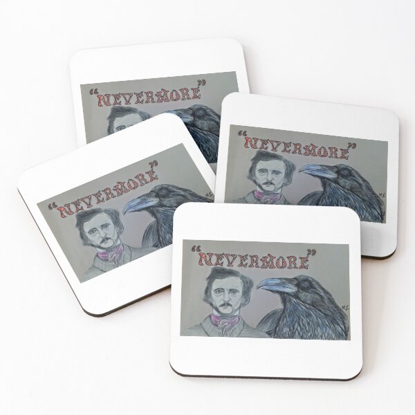 Item preview, Nevermore Raven & Poe designed and sold by TheDapperZombie.