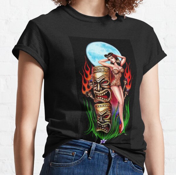 Tiki Moon Classic T-Shirt