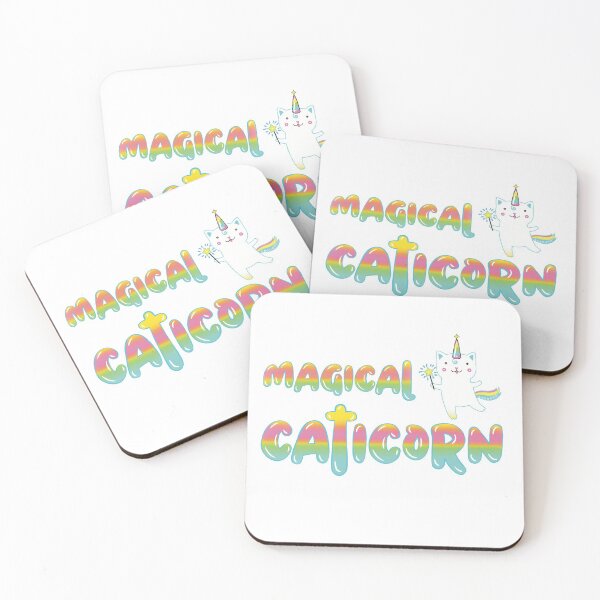 Item preview, Cute Magical Caticorn Cat and Unicorn designed and sold by BtheLight.