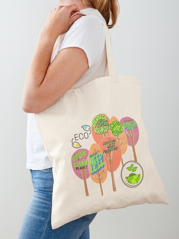 World environment day products, Gift environment, Go green together Tote  Bag for Sale by Namofarm