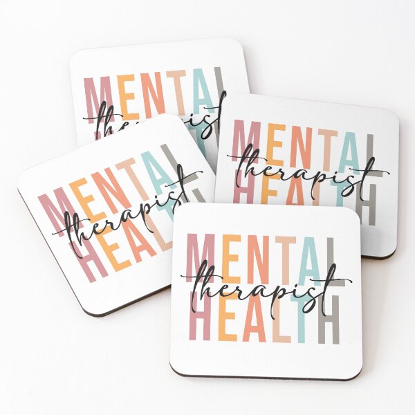 Item preview, Mental Health Therapist Pastel Mental Health Matters designed and sold by selfcarebymail.