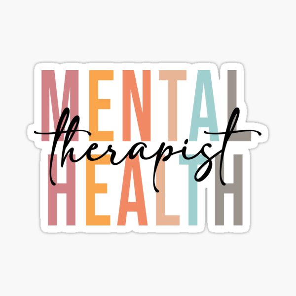 Item preview, Mental Health Therapist Pastel Mental Health Matters designed and sold by selfcarebymail.