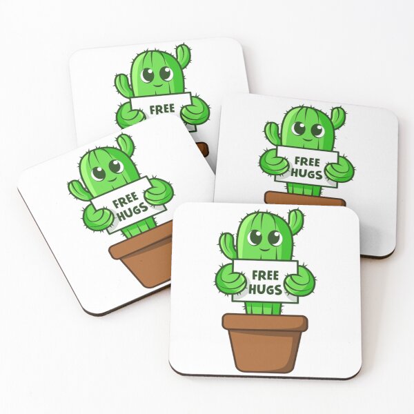 Item preview, Cute Cactus Free Hugs  designed and sold by DIBUJOS2021.