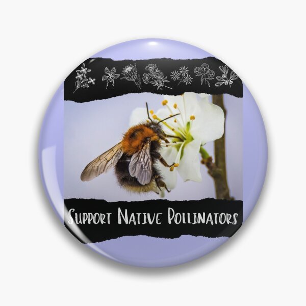 Item preview, Support Native Pollinators Bumblebee Design designed and sold by EarthArtDesigns.