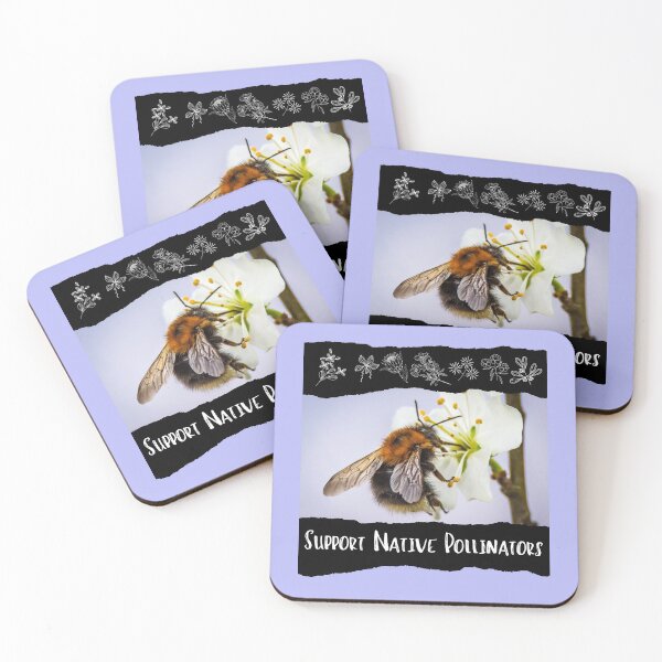 Item preview, Support Native Pollinators Bumblebee Design designed and sold by EarthArtDesigns.