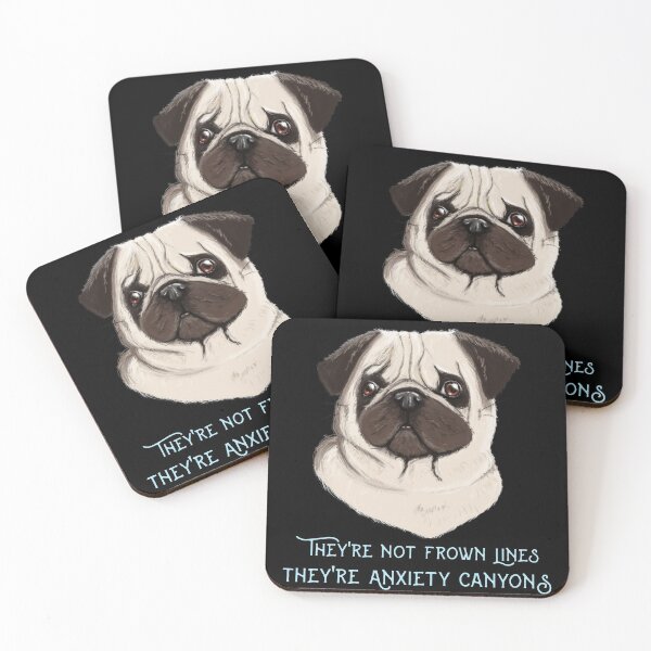 Item preview, They're Not Frown Lines. They're Anxiety Canyons. designed and sold by Mauxmaux.