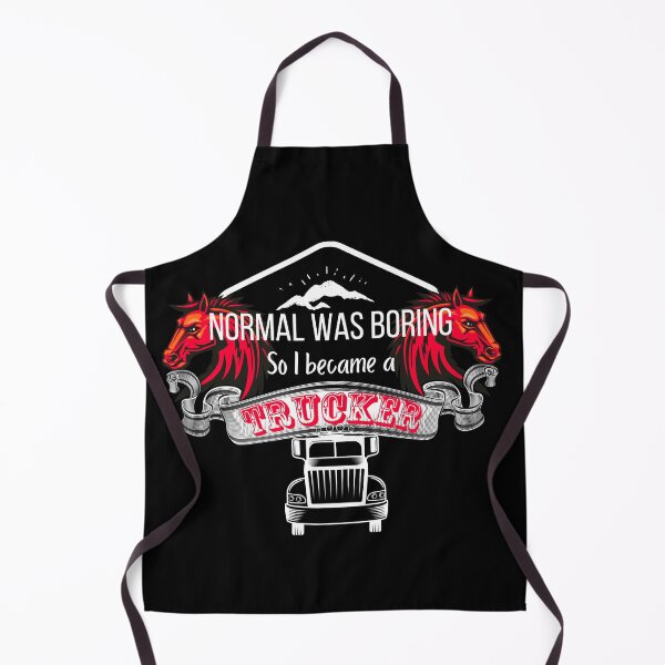 Item preview, Normal is Boring, while Trucking Lifestyle is Exciting designed and sold by Mary Maple.