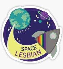 Certified Space Lesbian Sticker