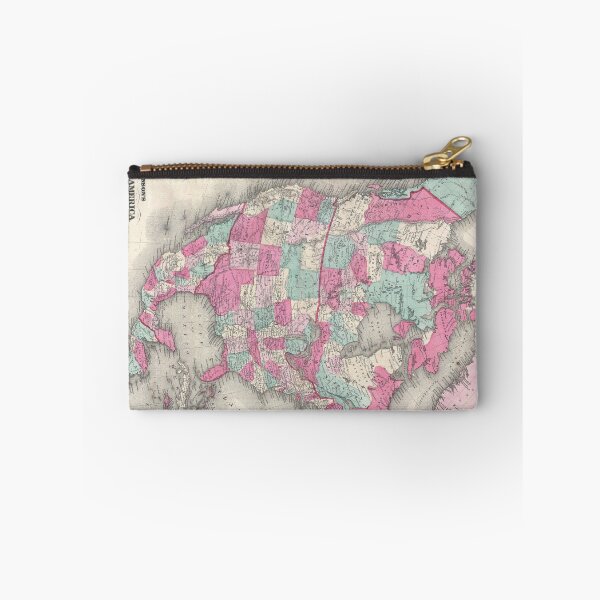 Item preview, Vintage Map of North America (1864) designed and sold by BravuraMedia.