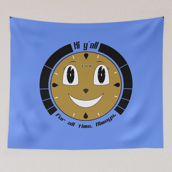 Item preview, cartoon clock, waving. designed and sold by Luckydragon17.
