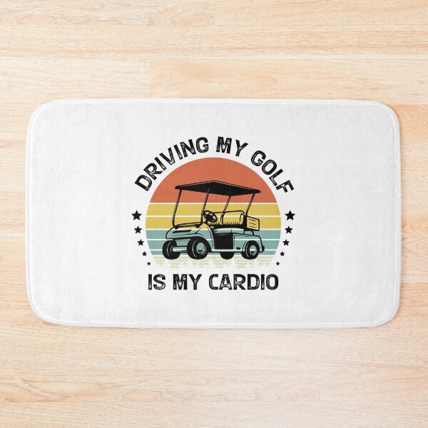 Item preview, Driving Golf Is My Cardio Funny Golf Player Lover Retro Vintage Gift designed and sold by Theobsessed01.