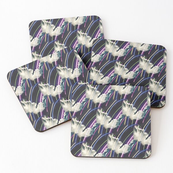 Item preview, Neon Flash Cloud Pattern designed and sold by Kacixart.
