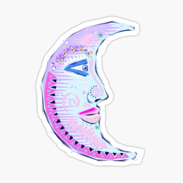 Pastello Luna Sticker