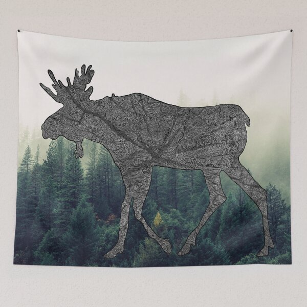 Item preview, Wild Moose  designed and sold by MoonNRoselyne.