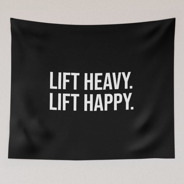 Item preview, Lift heavy. lift happy designed and sold by mikeldabbah.