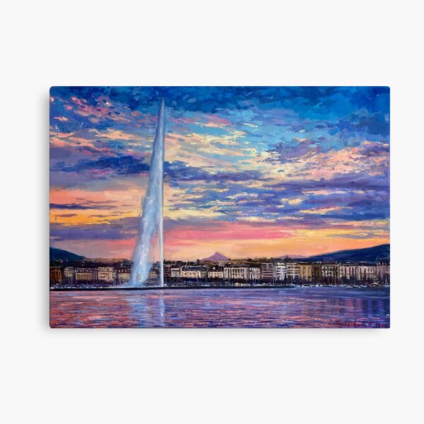 Item preview, Geneva Jet d'Eau | designed and sold by PrintShopGeneva.
