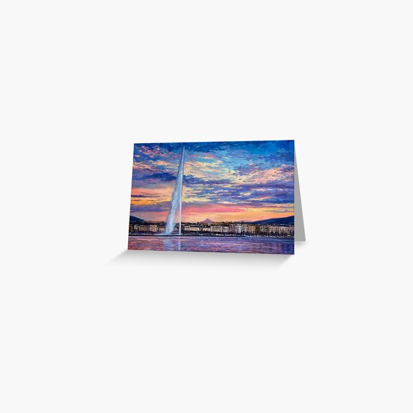 Item preview, Geneva Jet d'Eau | designed and sold by PrintShopGeneva.