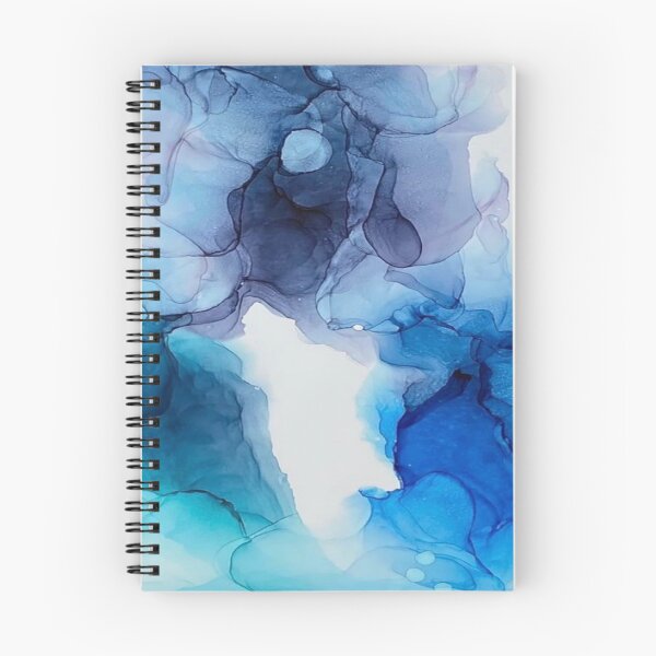 Item preview, Color Explosion 18 - Alcohol Ink Art Blue Lagoon  designed and sold by ApArtPaintings.