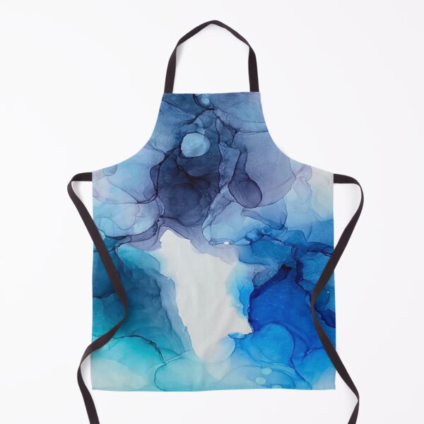 Item preview, Color Explosion 18 - Alcohol Ink Art Blue Lagoon designed and sold by ApArtPaintings.