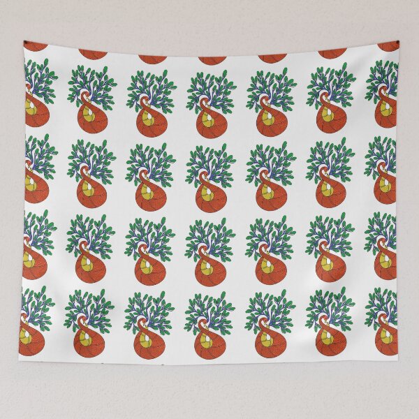 Item preview, Colorful Peacock Natural Tribal/Folk Art Design designed and sold by AnweshaArt.