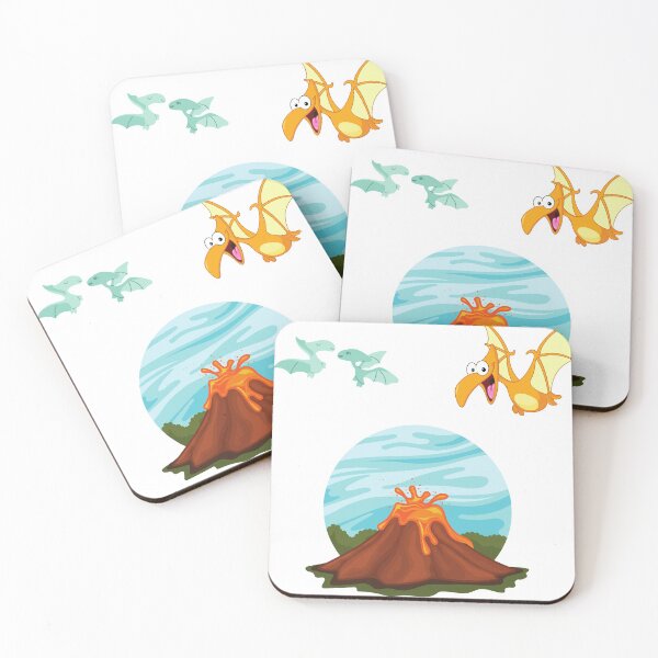 Item preview, Volcano and dinosaurs designed and sold by Dunjaa28.