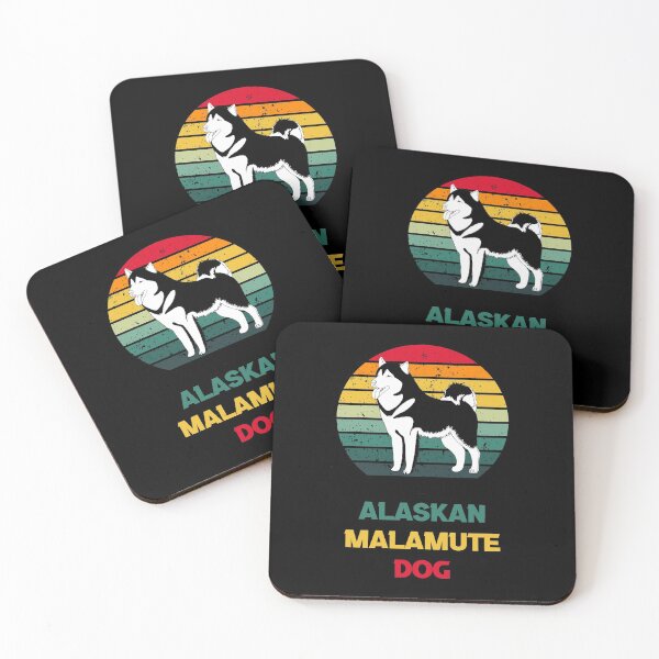 Artikelvorschau, Vintage Alaskan Malamute Hund entworfen und verkauft von wizanestore.