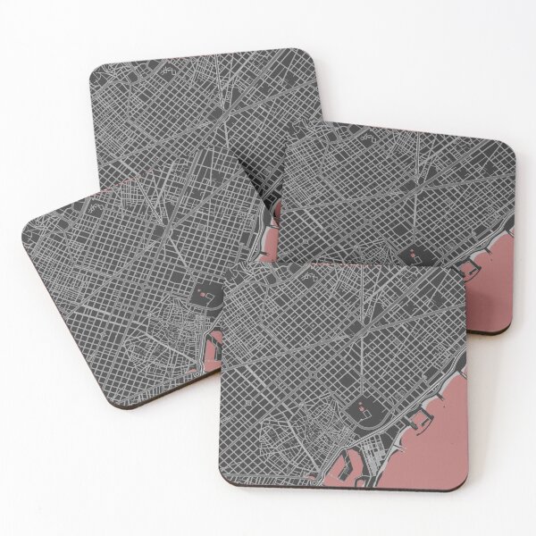 Item preview, Barcelona City Map designed and sold by CitiesonWalls.