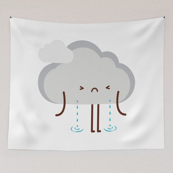 Item preview, Cute Crying Cloud designed and sold by DIBUJOS2021.