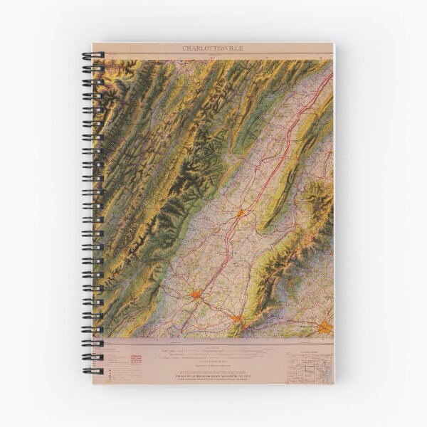 Item preview, Vintage 3D Map of the Virginia Appalachian Mountains designed and sold by silentcarto.