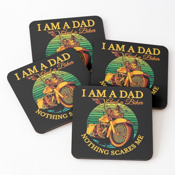 Item preview, I am a Dad and a biker nothing scares me, coolest dad, biker dad designed and sold by Lekrock.
