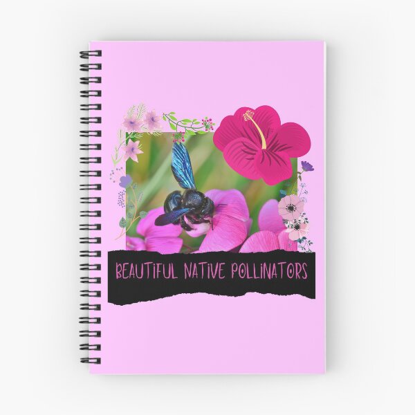 Item preview, Beautiful Native Pollinators Flower Motif Design designed and sold by EarthArtDesigns.