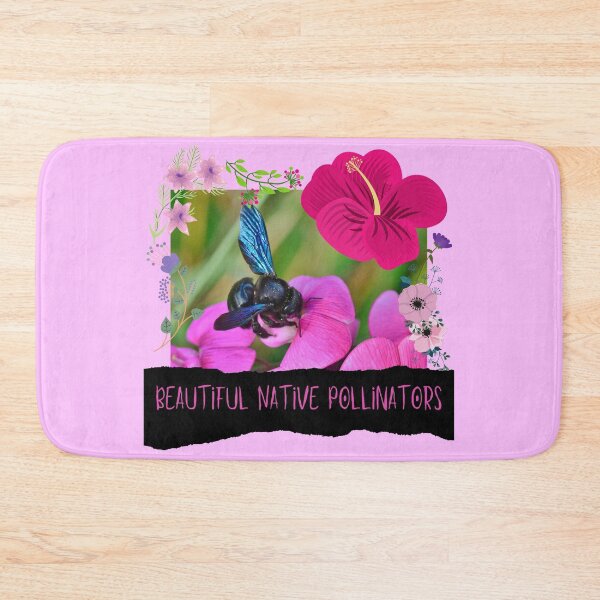Item preview, Beautiful Native Pollinators Flower Motif Design designed and sold by EarthArtDesigns.