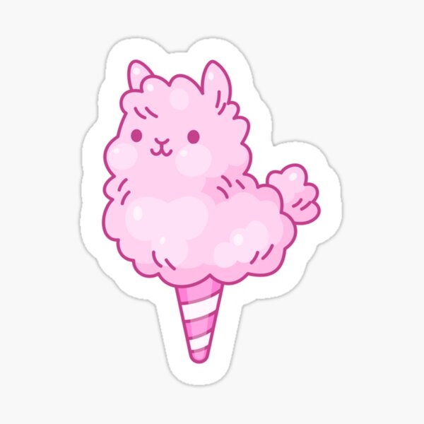 Item preview, Cotton Candy Llama designed and sold by DIBUJOS2021.