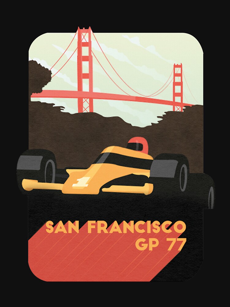 Thumbnail 7 of 7, Classic T-Shirt, Formula 1 (F1) in San Francisco - USA designed and sold by EnA-Rock.