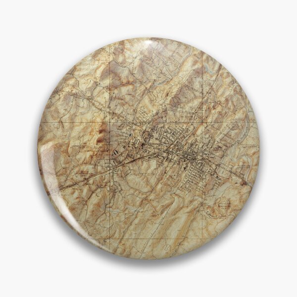 Item preview, Vintage 3D Map of Charlottesville VA designed and sold by silentcarto.