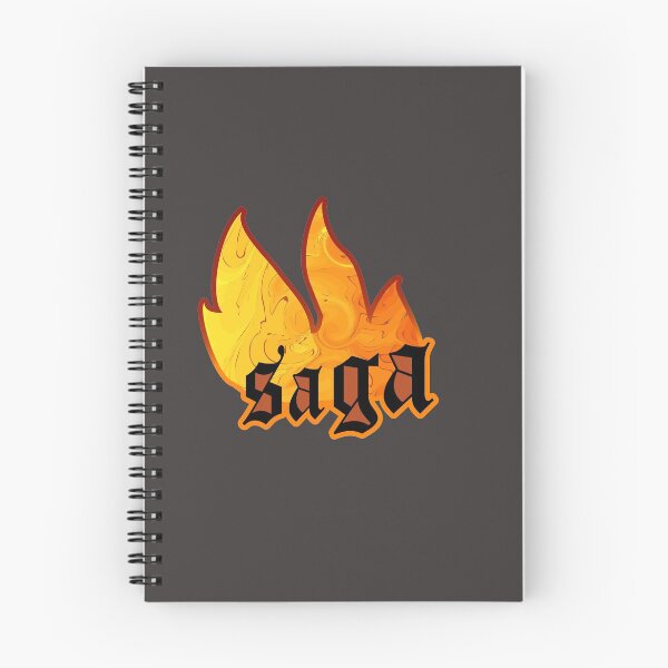 Item preview, Volcano fire and saga text. designed and sold by Luckydragon17.