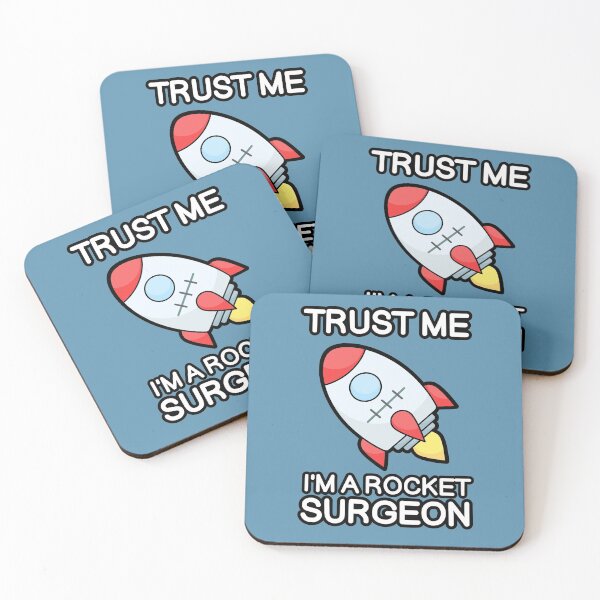 Item preview, Trust Me I'm a Rocket Surgeon (Stitches) designed and sold by SarcasticWords.