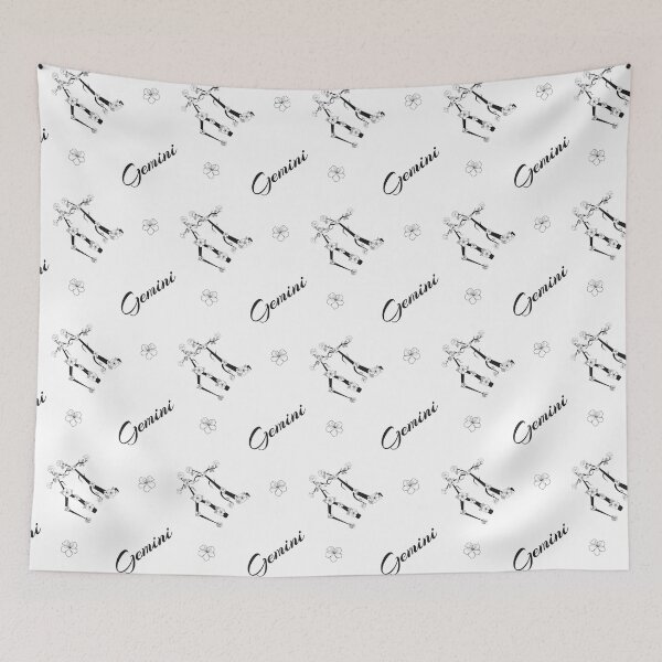 Item preview, Gemini Tree Branch Constellation in Black and White designed and sold by Astrowl-.