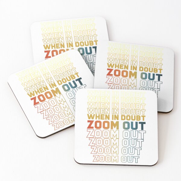 Item preview, When In Doubt Zoom Out - Perfect, Funny, Trending, Inspiration, Cool Gift designed and sold by ALITOPRINCE.