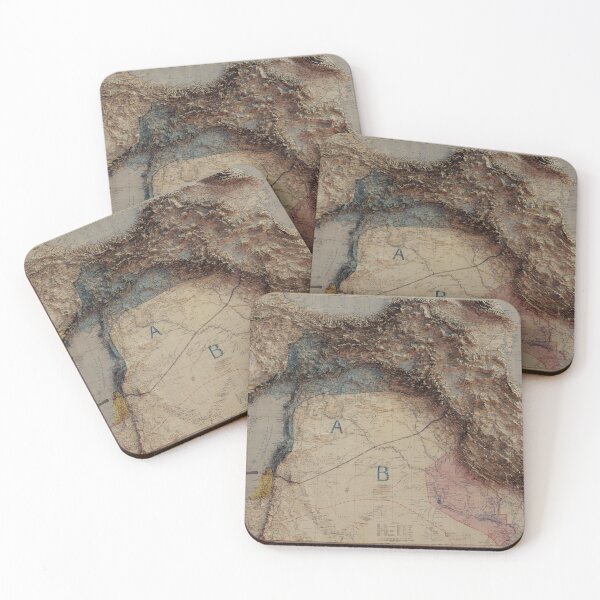 Item preview, 3D Projection of the Sykes-Picot Map of the Middle East designed and sold by silentcarto.