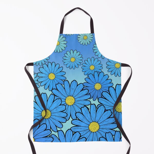 Item preview, blue felicia marguerite flowers designed and sold by weilertsen.