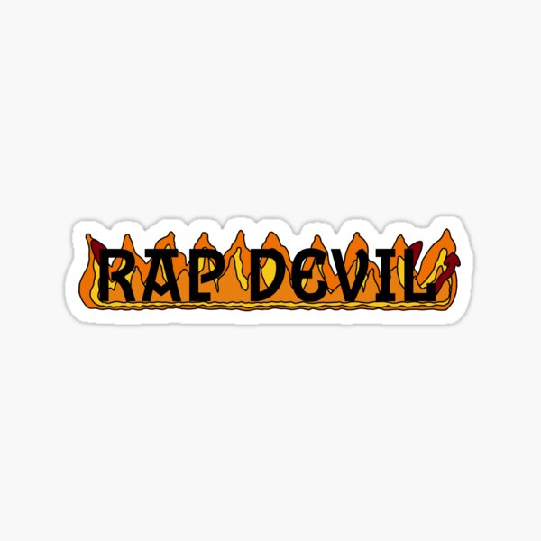 Diss Track Stickers Redbubble - rap devil roblox id