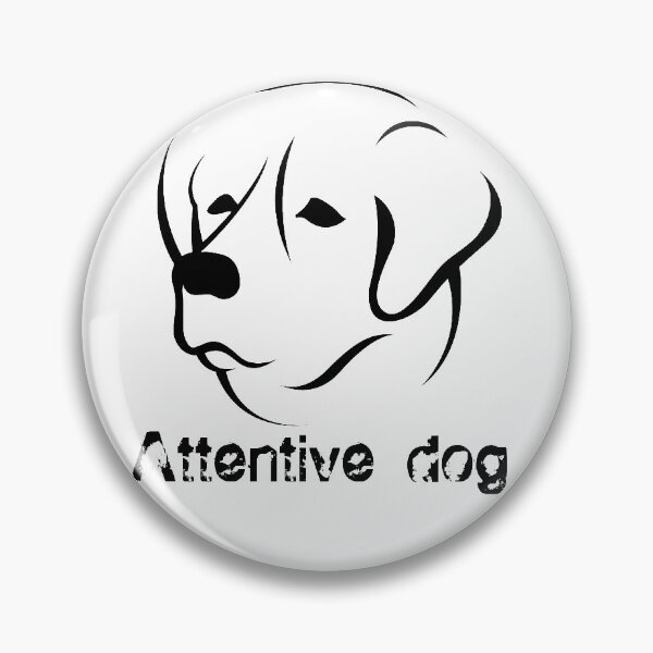 Item preview, attentive dog designed and sold by Frangi_Pane_ Magazine.