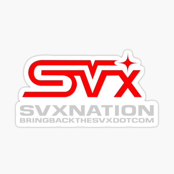 SVXNATION sti logo red Sticker