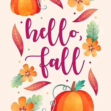 Artwork thumbnail, Hello Fall by KrisInStitches