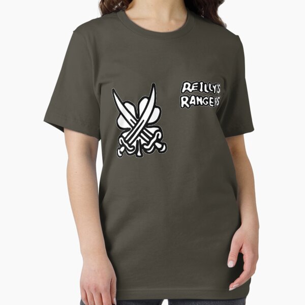 Vista previa del artículo con la obra «Mercenarios de los Rangers de Reilly», diseñado y vendido por GuitarManArts.