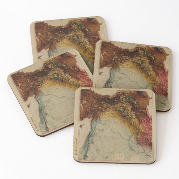 Item preview, Vintage Ethnographic Map of the Middle East designed and sold by silentcarto.