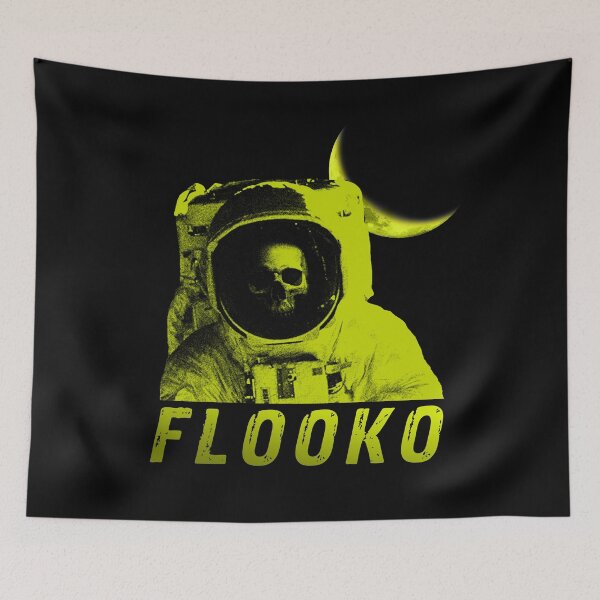 Artikelvorschau, Flooko Schädel Astro Merch entworfen und verkauft von flooko.